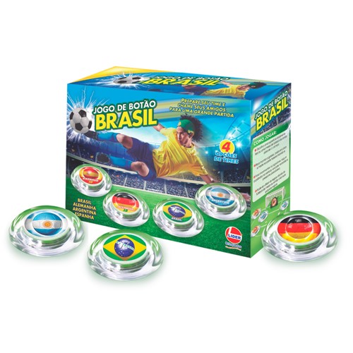 Jogo de Botão Brasil Líder Brinquedos