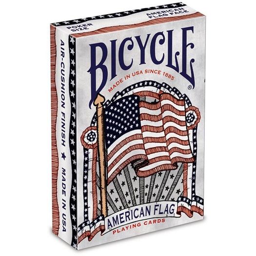 Jogo de Cartas Baralho American Flag 202 Bicycle