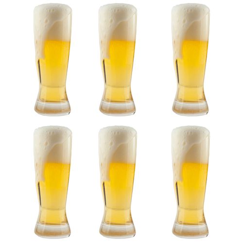 Jogo de Copos para Cerveja em Cristal Bohemia Catarinense 210ml 6 Peças