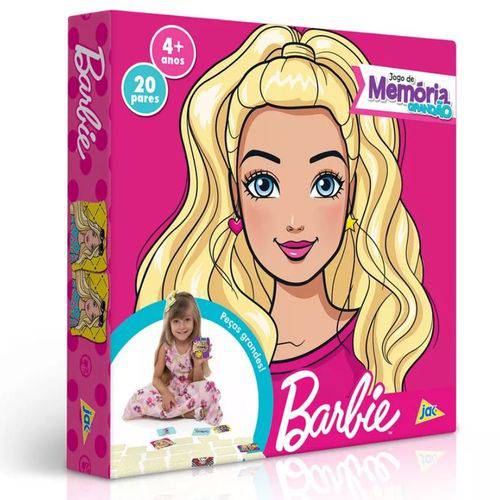 Jogo de Memória Grandão Barbie - Toyster