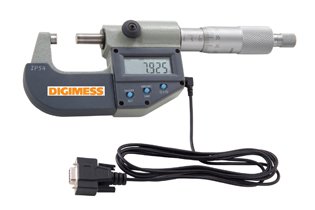 Micrômetro Externo Digital IP54 - 0-25mm com Saída de Dados RS232 - Digimess