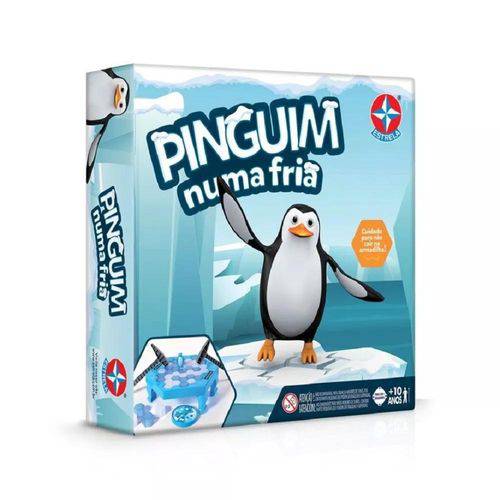 Jogo de Tabuleiro Pinguim Numa Fria Original Estrela