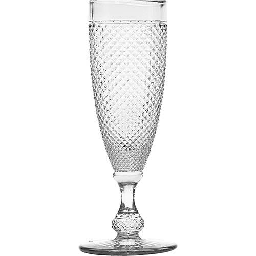 Jogo de Taças para Champagne Bico de Jaca Clear 120ml 6 Peças - Rojemac