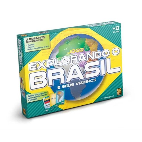 Jogo Explorando o Brasil 01658 Grow Colorido