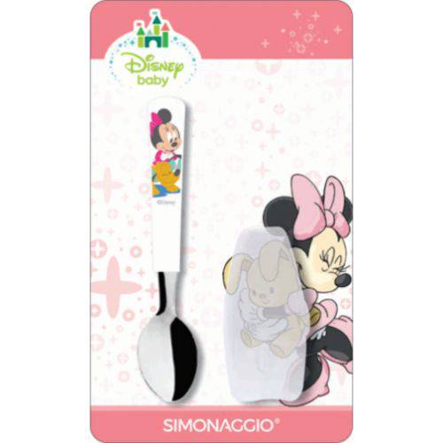Jogo Infantil Disney Baby - Colher com Protetor Minnie - 2 Peças