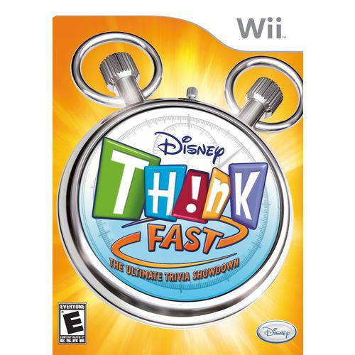 Jogo Lacrado Midia Fisica Disney Think Fast Nintendo Wii