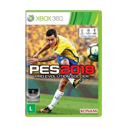 Jogo Mídia Física Pro Evolution Soccer Pes 2018 Xbox 360