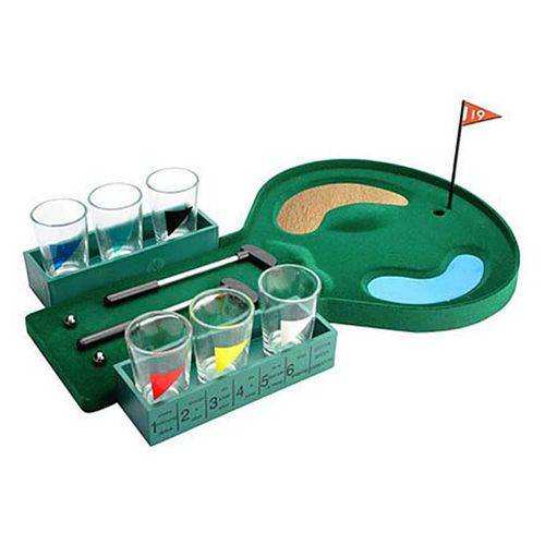 Jogo Mini Golf com Copos de Drink