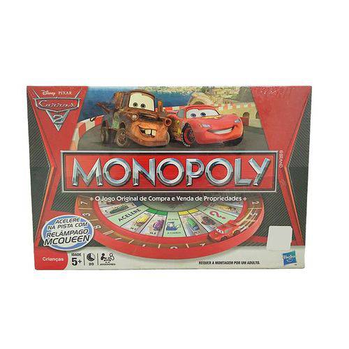 Jogo Monopoly Carros 2 - Hasbro