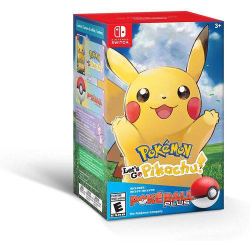 Jogo Nintendo Switch Pokémon: Let's Go Pikachu! + Poké Ball Plus - Nintendo