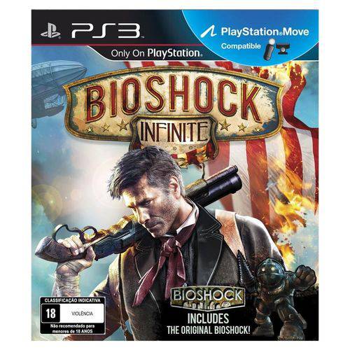 Jogo Novo Bioshock Infinite Mais Bonus Bioshock 1 PS3