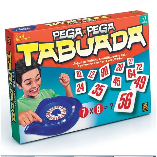 Jogo Pega-Pega Tabuada 01467 Grow
