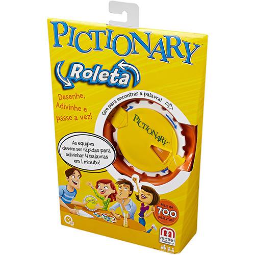 Jogo Pictionary Roleta - Mattel