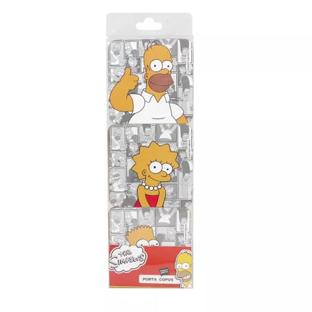 Jogo Porta Copos Família Simpsons