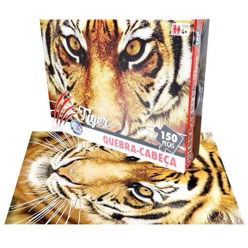 Jogo Quebra Cabeça Tiger Tigre 150 Pçs - Pais e Filhos