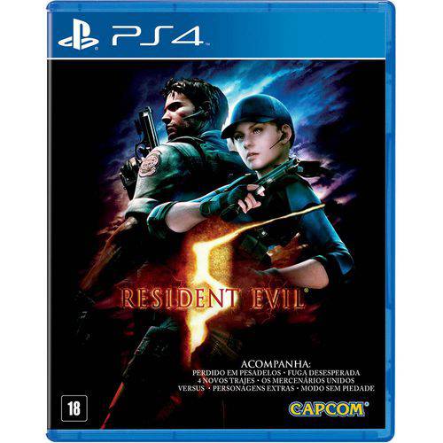 Jogo Resident Evil 5 Remastered BR PS4