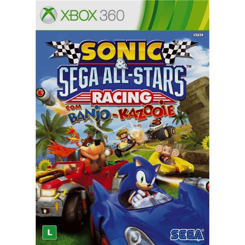 Jogo Sonic & Sega All-stars Racing - Xbox 360 - Jogo Sonic Sega All-stars - Racing - Xbox 360