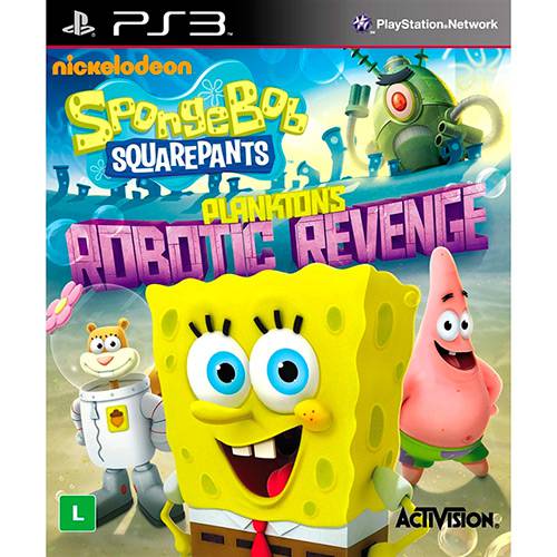 Jogo - Spongebob Squarepants Plankton's Robotic Revenge - PS3
