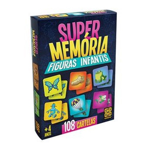 Jogo Super Memória Figuras Infantis - GROW