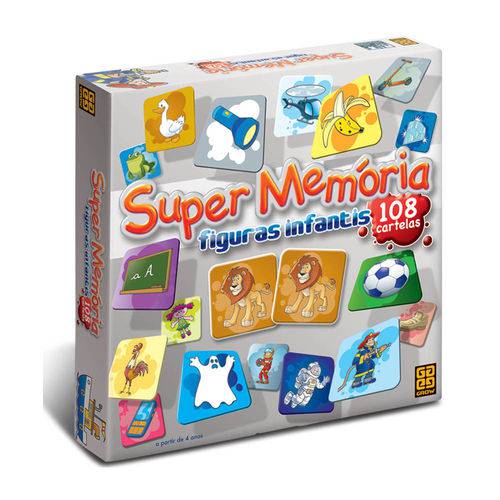 Jogo Super Memória Figuras Infantis