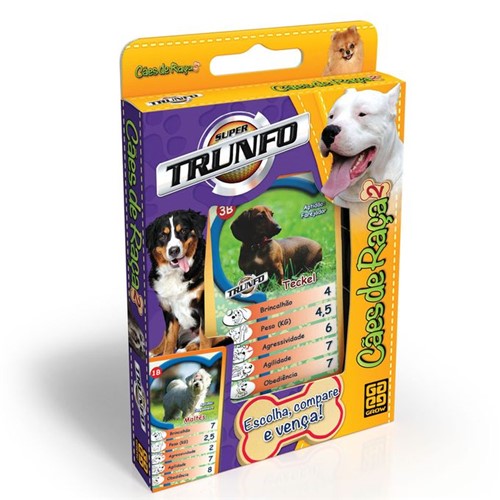 Jogo Super Trunfo - Cães de Raça 2 Grow - GROW