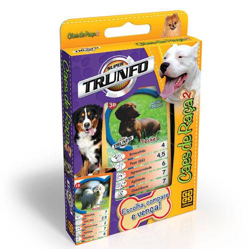 Jogo Super Trunfo - Cães de Raça 2 - Grow