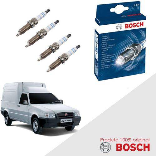 Jogo Velas Orig Bosch Fiorino Pick-up 1.0 8v Fiasa Gas 94-95