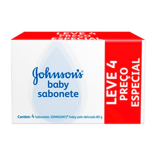 Johnson's Baby Sabonete Leve 4 Preço Especial