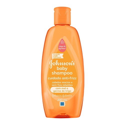 Johnson's Baby Shampoo Cuidado Anti-Frizz com 200ml