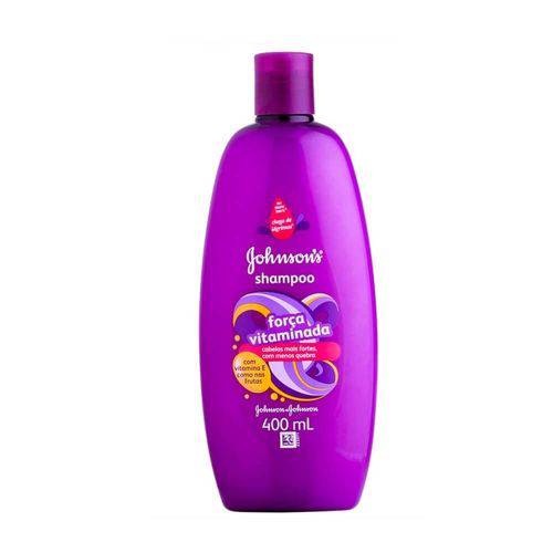 Johnsons Força Vitaminada Shampoo Infantil 400ml