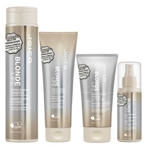 Joico Blonde Life Brightening Kit - Máscara + Leave-In + Condicionador + Shampoo Kit