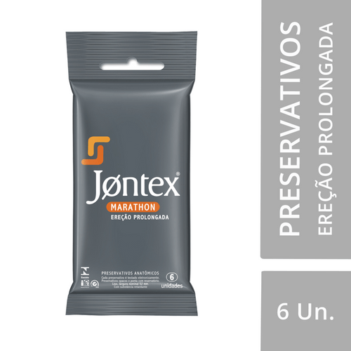 Jontex Preservativo Marathon 6 Unidades