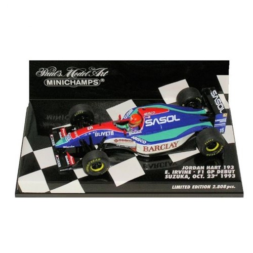 Jordan Hart F1 193 Irvine F1 GP Debut Suzuka 93 1:43 Minichamps