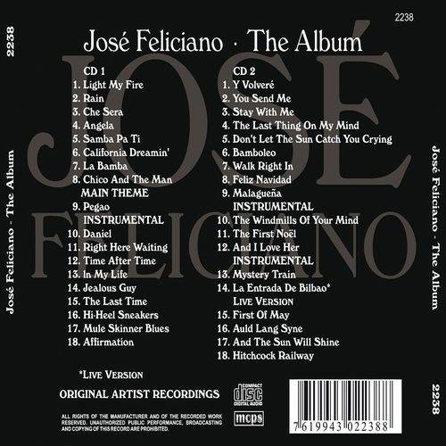 Jose Feliciano - The Album - 2CD's (Importado)