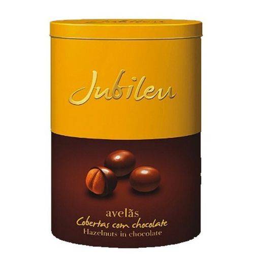 Jubileu - Avelãs Cobertas com Chocolate ao Leite (320g)