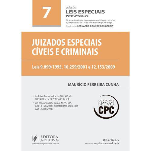 Juizados Especiais Cíveis e Criminais - Leis Especiais para Concursos - Volume 7