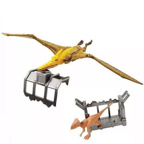 Jurassic WORLD Destrutosauros Pteranodon e Microceratus Mattel FTD09