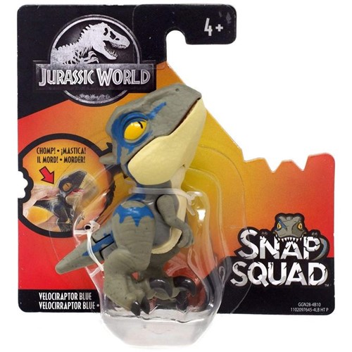Jurassic World - Snap Squad - Velociraptor Blue Ggn28 - MATTEL