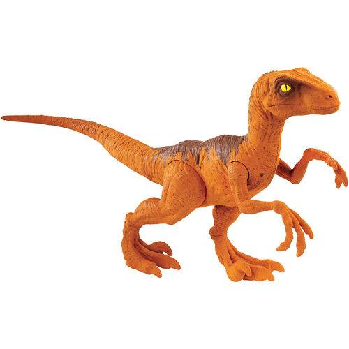 Jurassic World Velociraptor Laranja - Mattel