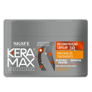 Keramax Reconstrução Capilar 3R Skafe - Máscara de Tratamento 350g