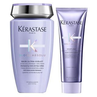Kérastase Blond Absolu Cicaflash Ultra-Violet Kit - Shampoo + Tratamento Kit