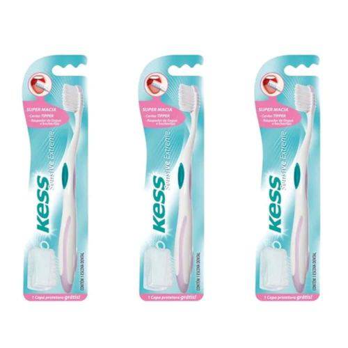 Kess Sensitive Extreme Escova Dental (kit C/03)