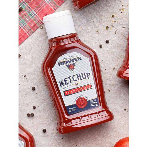 Ketchup Tradicional 320g Hemmer Alimentos
