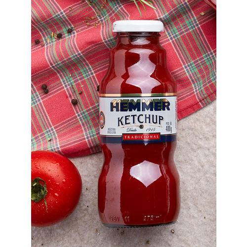 Ketchup Tradicional Vidro 400g Hemmer Alimentos