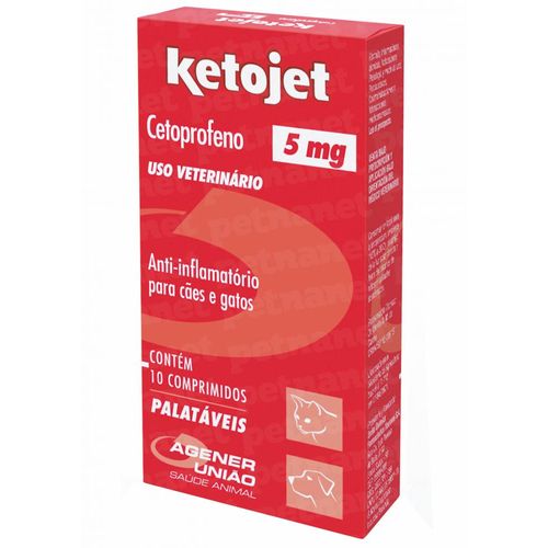 Ketojet 5 Mg – 10 Comprimidos _ Agener 5mg