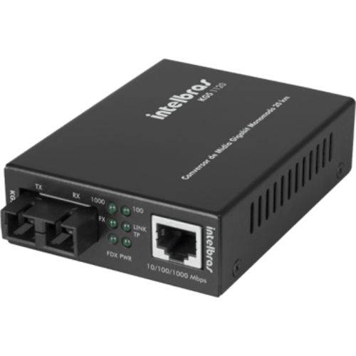 Kgs 1120 Conversor de Mídia Gigabit Ethernet Monomodo 20 Km
