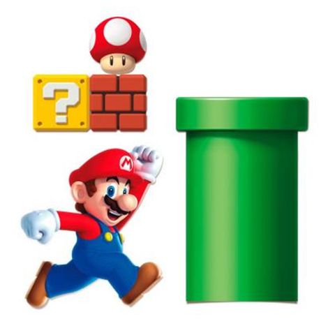 Kid Decorativo Super Mario C/4 Peças - Cromus