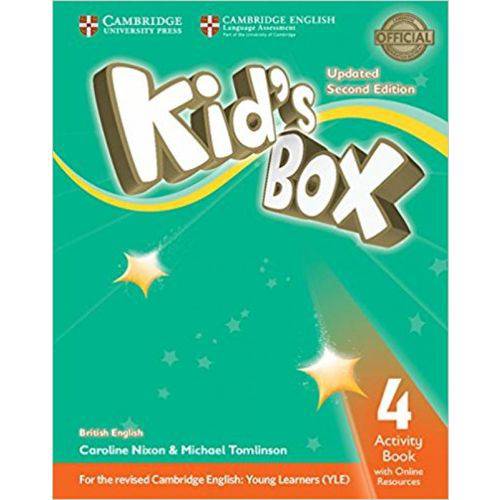 Kid's Box British English 4 - Activity Book With Online Resources - Updated Second Edition - Cambridge University Press - Elt