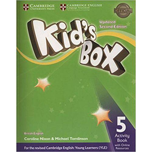 Kid's Box British English 5 - Activity Book With Online Resources - Updated Second Edition - Cambridge University Press - Elt