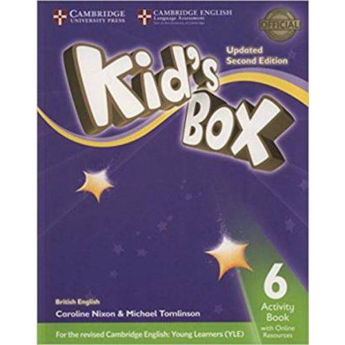 Kid's Box British English 6 - Activity Book With Online Resources - Uptaded Second Edition - Cambridge University Press - Elt